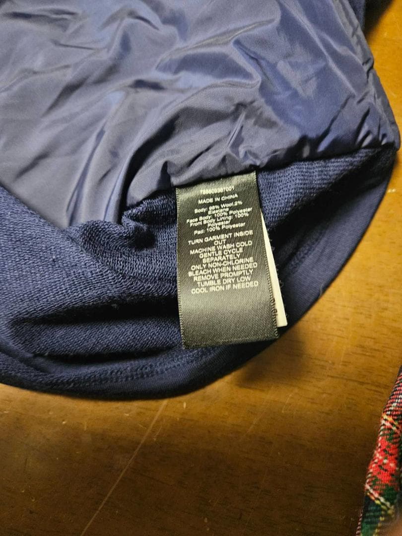 送料無料/超美品　RLX ネイビー キルティングジャケット（M)