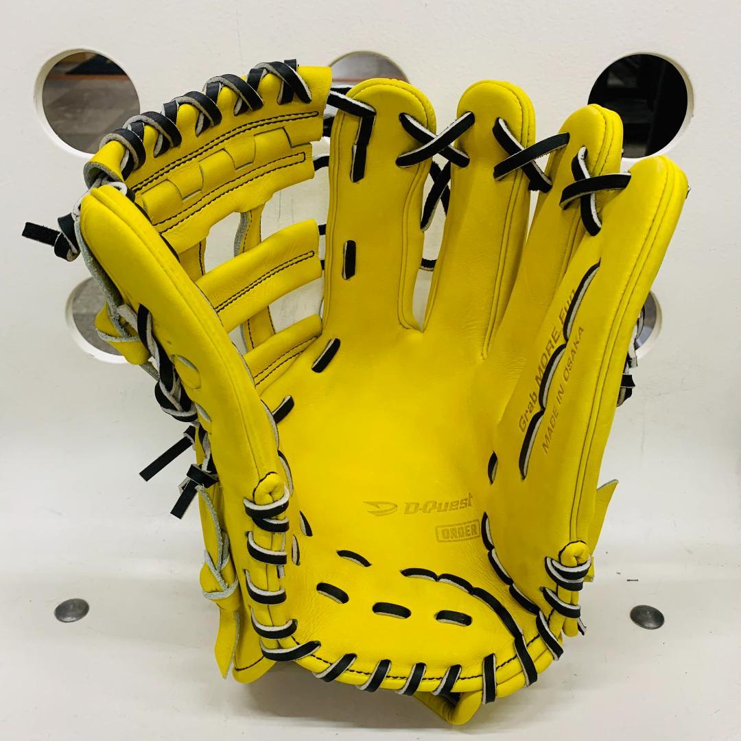 ディークエスト　オリジナルオーダーモデル　硬式　外野手用　高校野球対応　型付け済