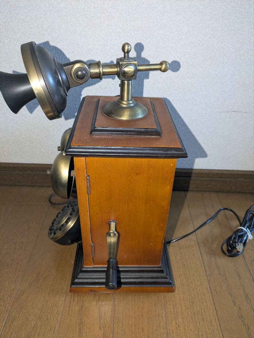 ダイヤル風プッシュ式固定電話