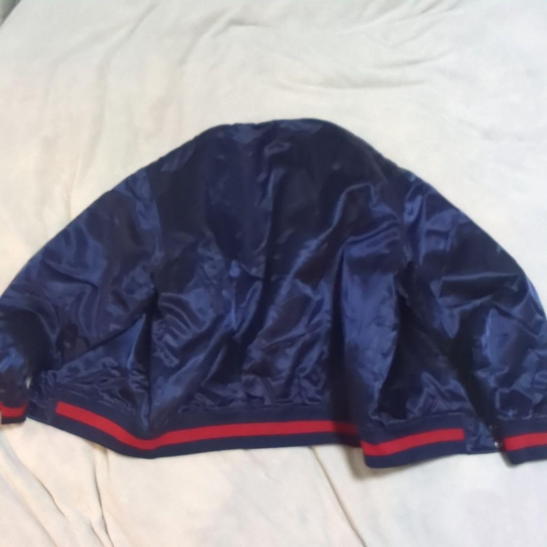 ！！mantle様！近鉄バファローズ フルスナップ ナイロン スタジャン 紺 赤