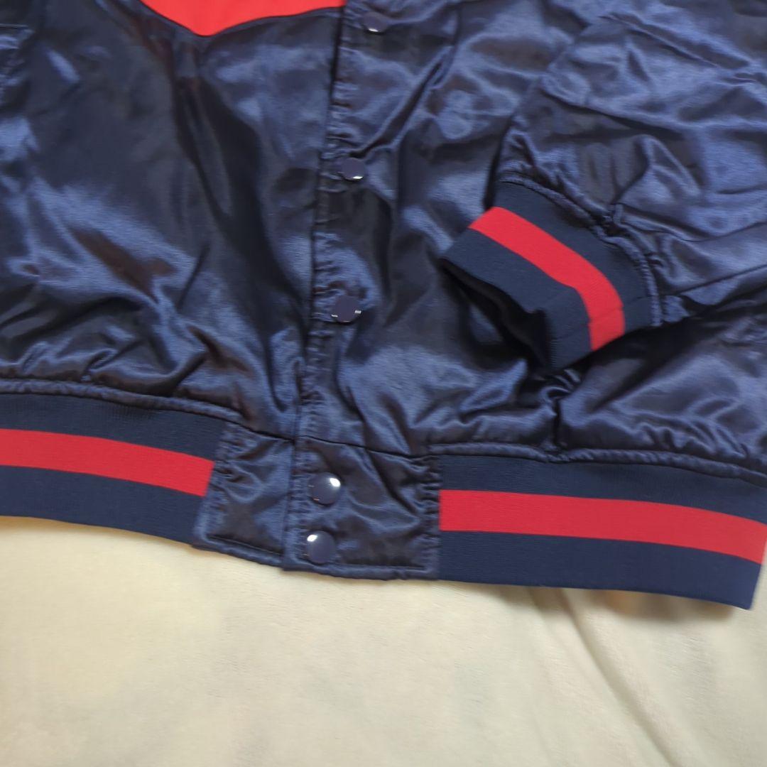 ！！mantle様！近鉄バファローズ フルスナップ ナイロン スタジャン 紺 赤