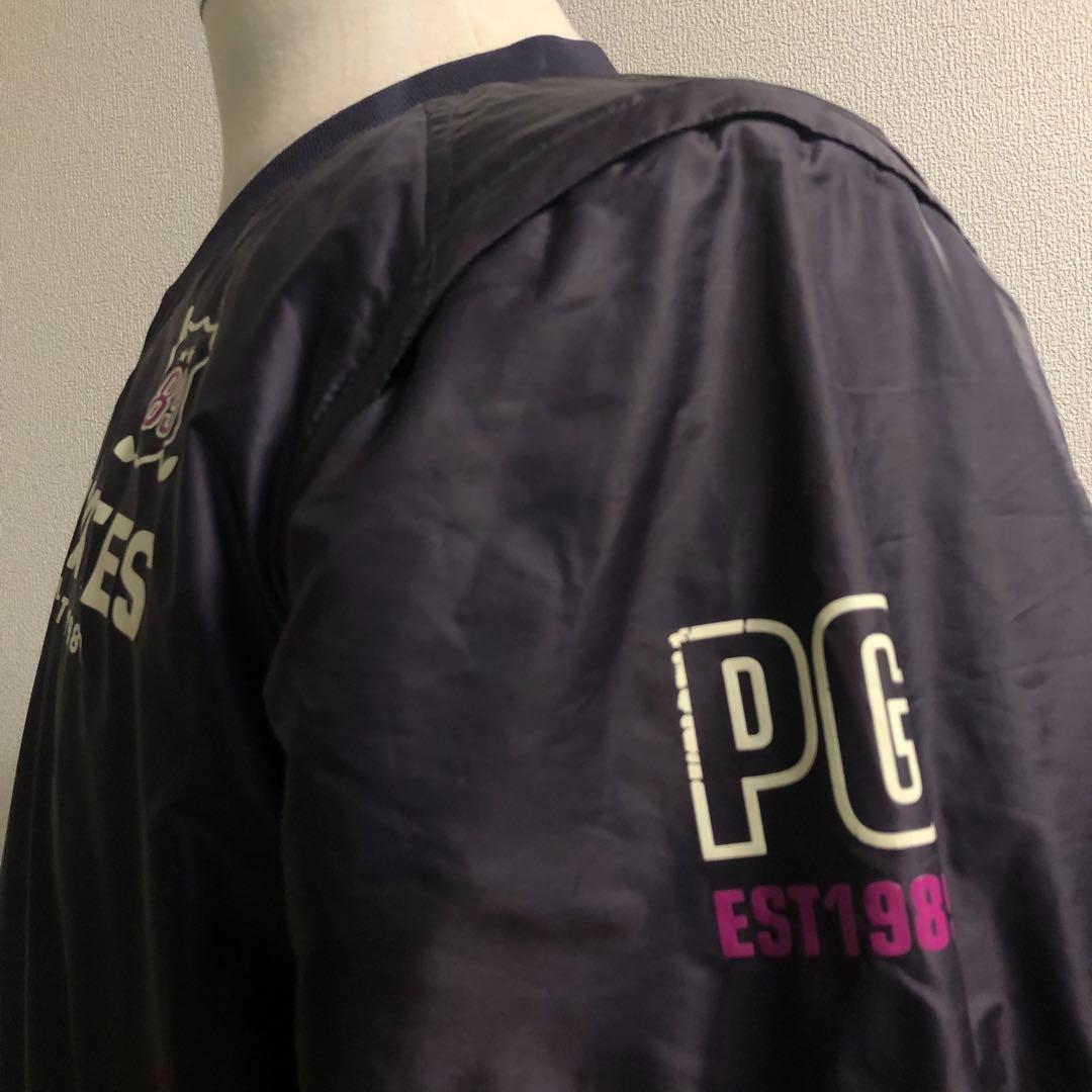 パーリーゲイツ★リバーシブル 中綿 2way ジャケット パープル サイズ5