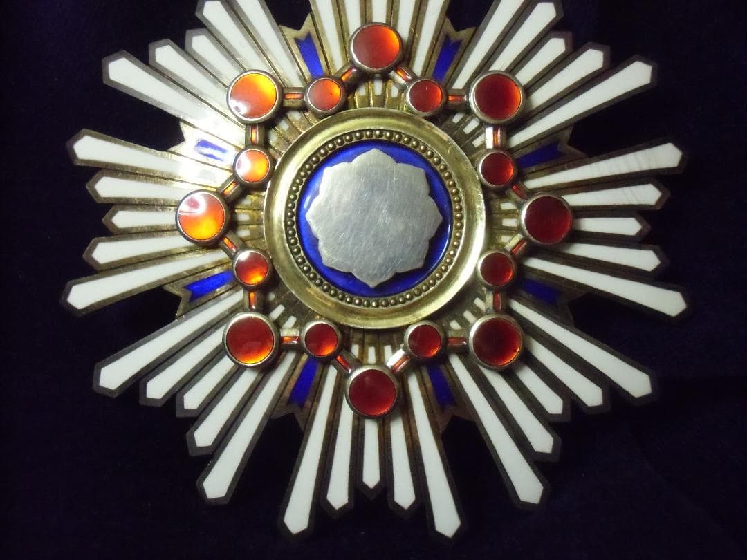 ●日本の勲章/日本軍/徽章＊勲二等瑞宝章＋菊紋徽章（実物）