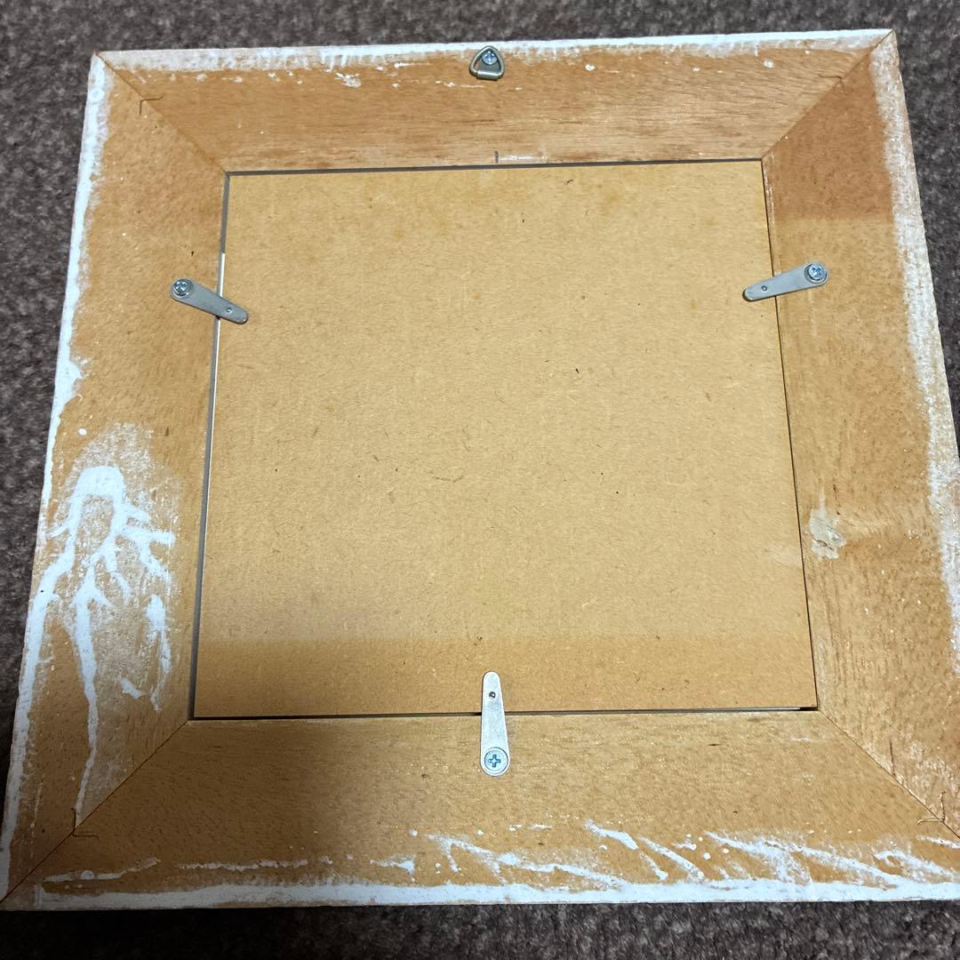 版画　笹倉鉄平 「祝福 Blessing」 のポストカードをガラス額縁で飾った物