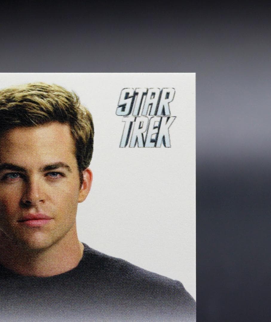 スタートレック　star trek　クリス　パイン　サイン カード