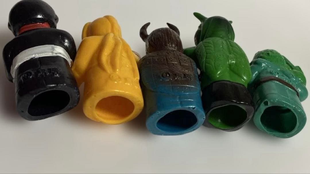 仮面ライダー指人形/ソフビ　10体　昭和　当時もの　東映