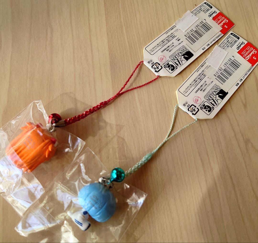 サンリオ・エヴァンゲリオンのコラボ 激レアストラップ アスカとレイ2体セット