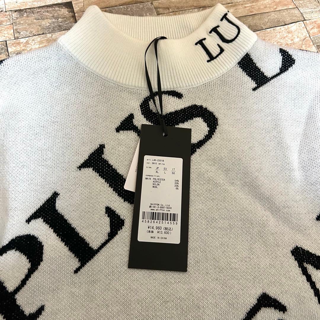 【新品】LUXEAKMPLUS AKM／ニット セーター ゴルフウェア XL