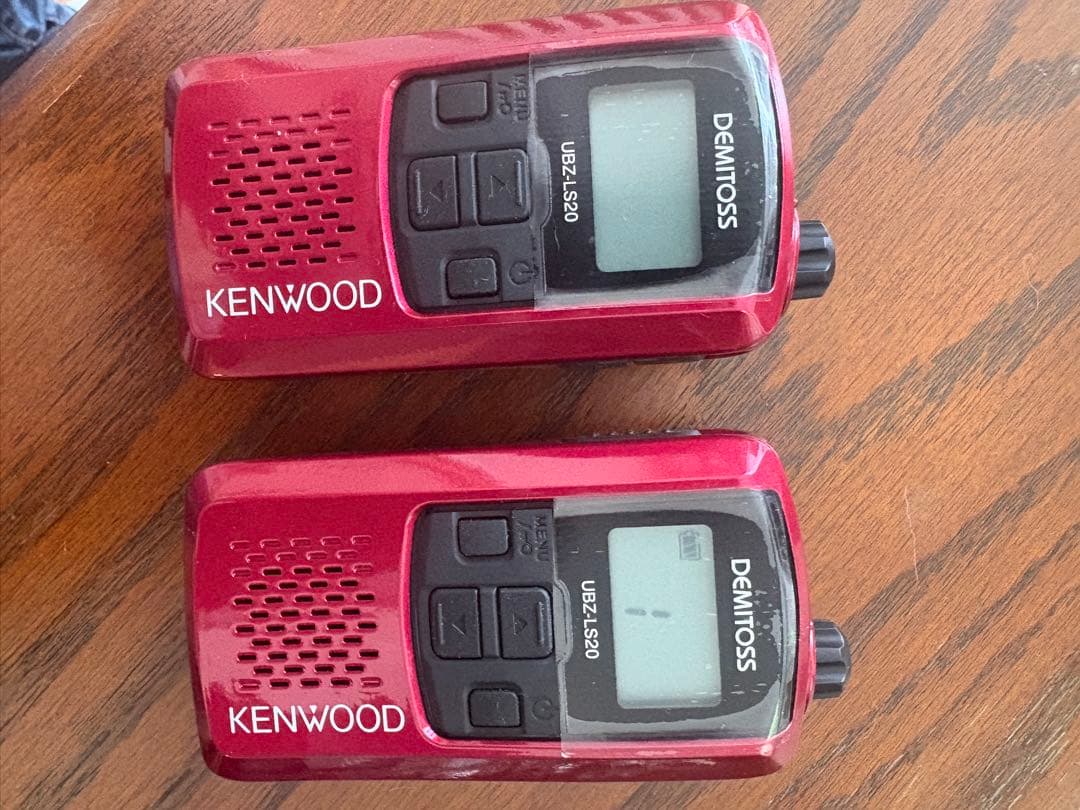 KENWOOD UBZ-LS20 トランシーバー 2台セット　マイクイヤホン付き