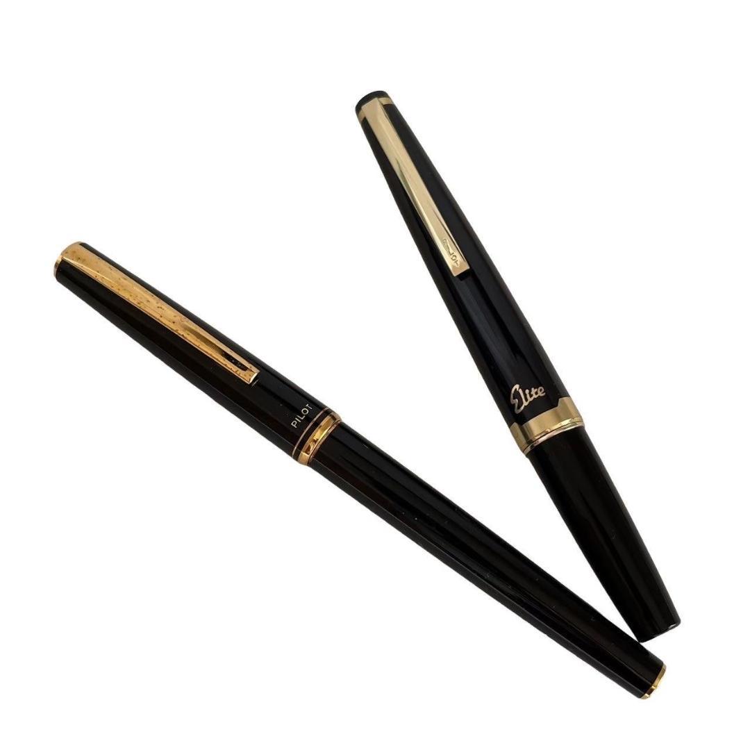 PILOT パイロット 万年筆 Blite ブライト 黒 ビジネス 2本 文房具