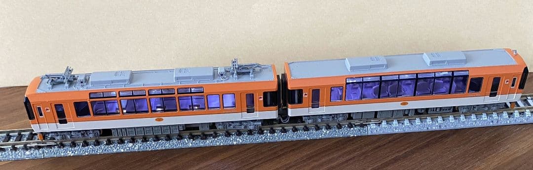 カトー 10-412 叡山電鉄900系「きらら」メープルオレンジ ※室内灯付