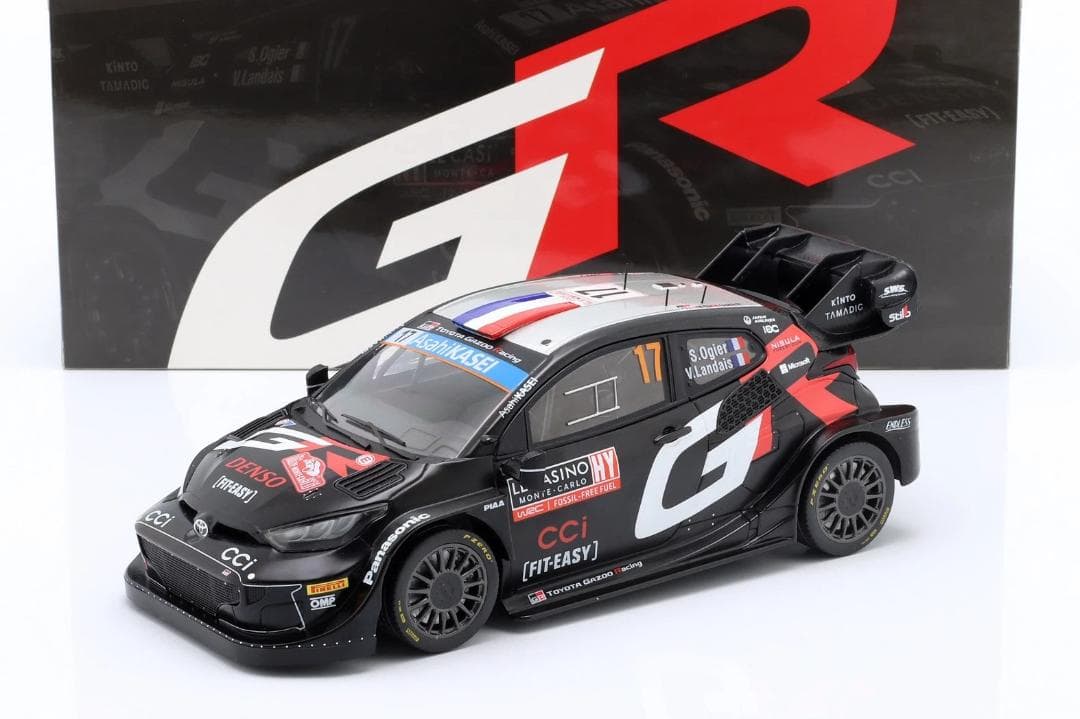 もっちぃ1/18 トヨタ GR ヤリス モンテカルロ 2024 S.オジェ