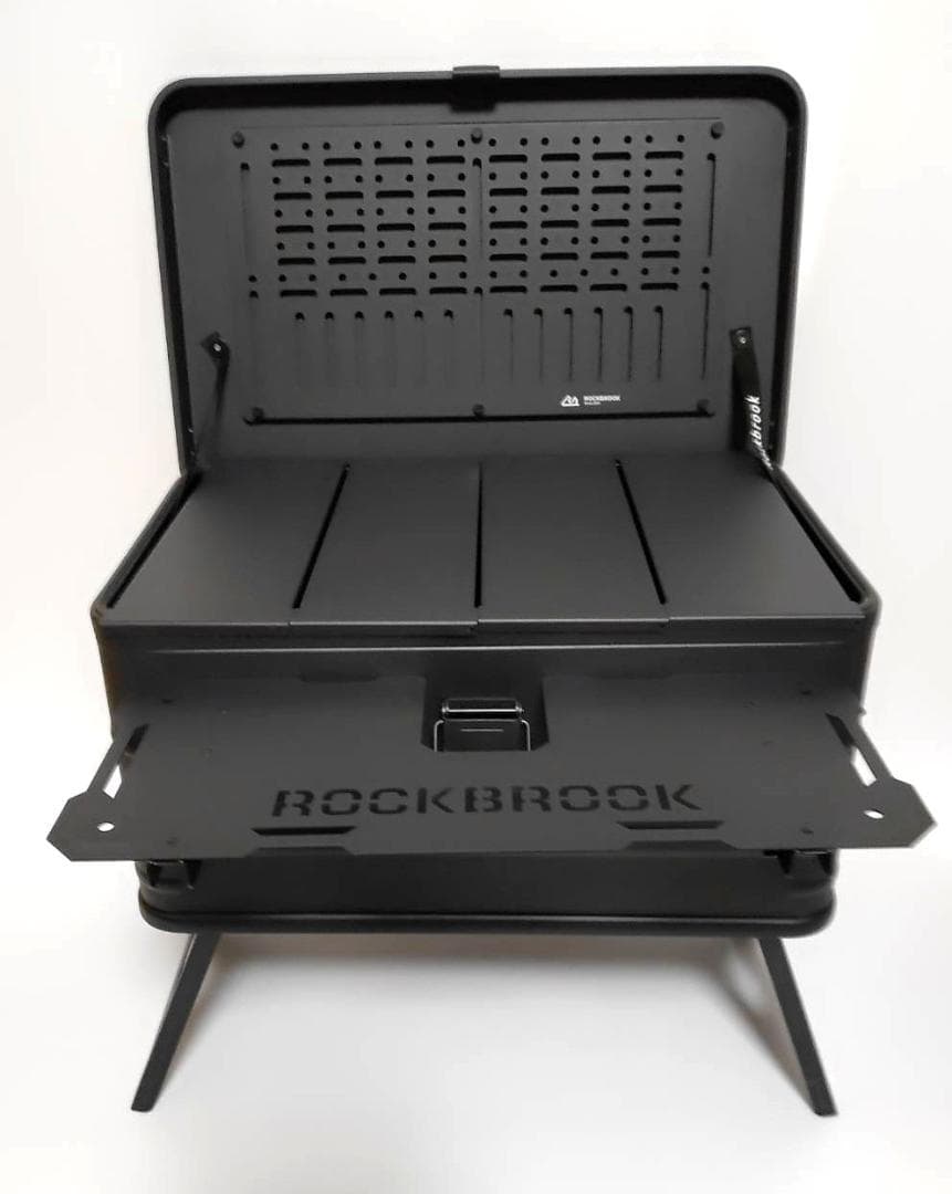 新品送料込み　アルミコンテナ　50L　フルカスタム　ブラック　キャンプ