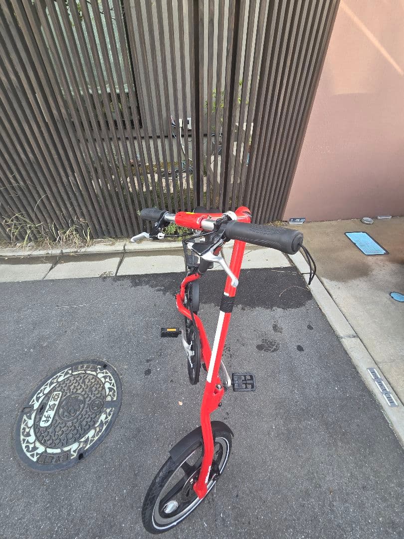 ストライダ　STRIDA　折りたたみ自転車 赤
