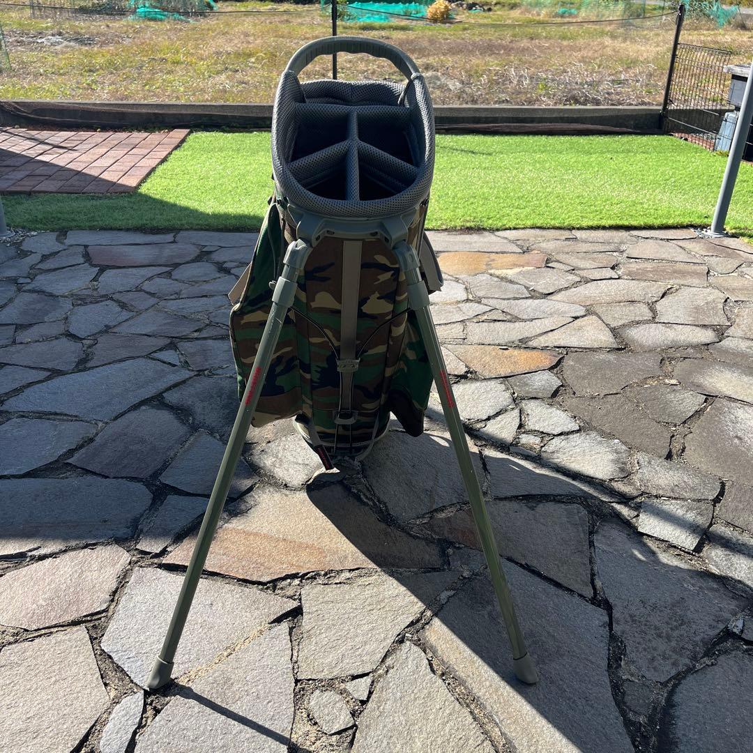 BRIEFING 迷彩キャディバッグCR-4 9.5型　ウッドランドカモ