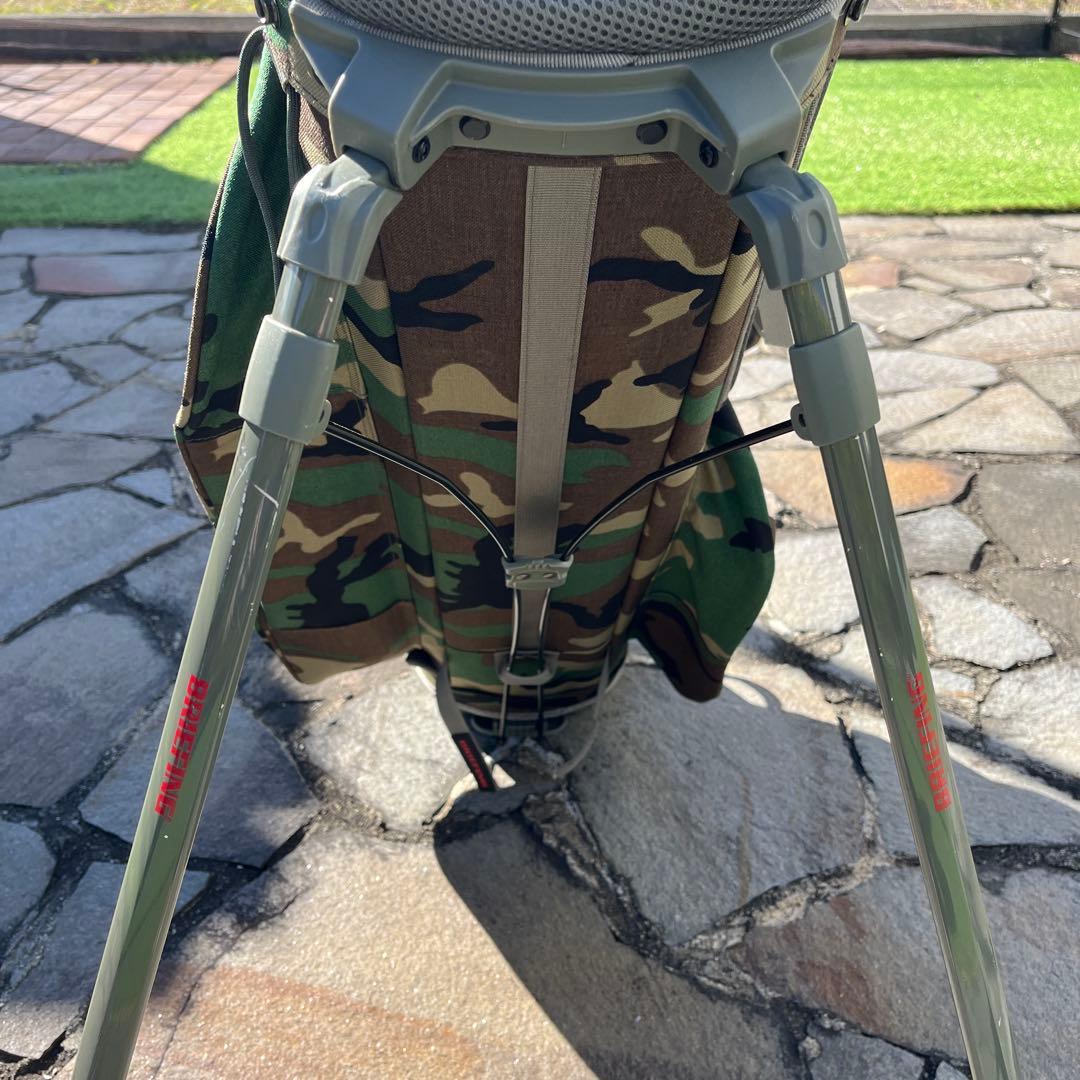 BRIEFING 迷彩キャディバッグCR-4 9.5型　ウッドランドカモ