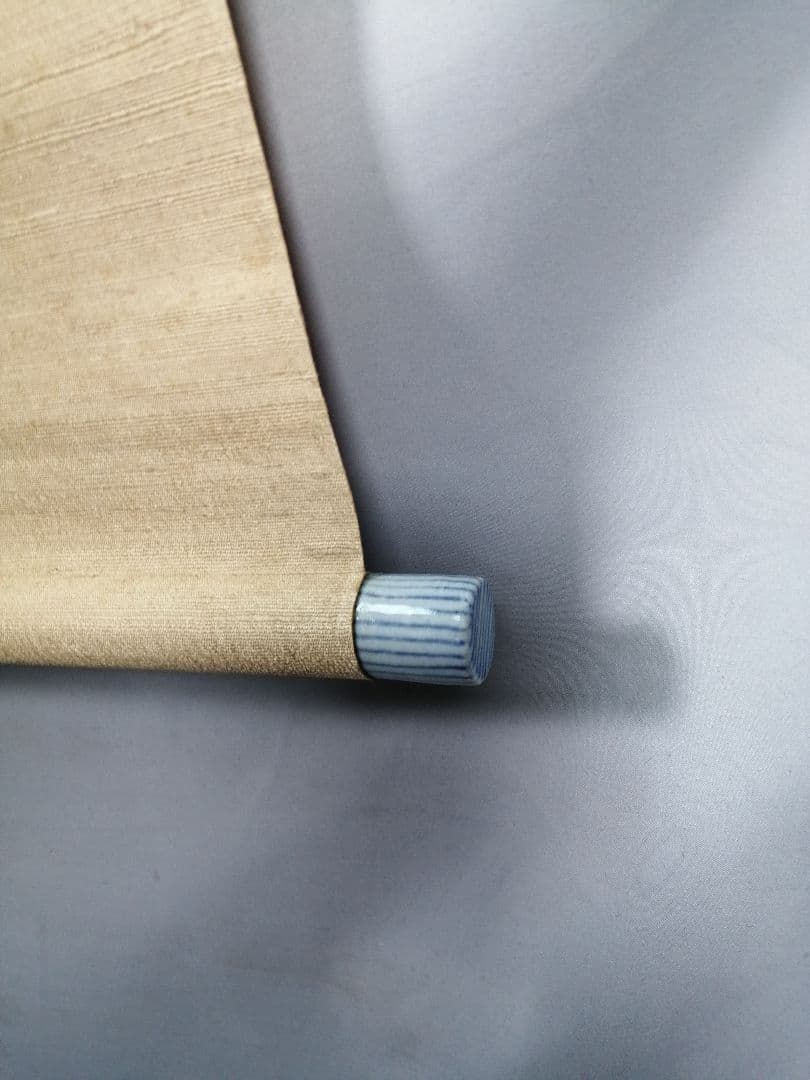 【茶道具】表千家　永田宗伴筆　一行「春入千林處々鶯」 掛軸　掛け物　軸C63