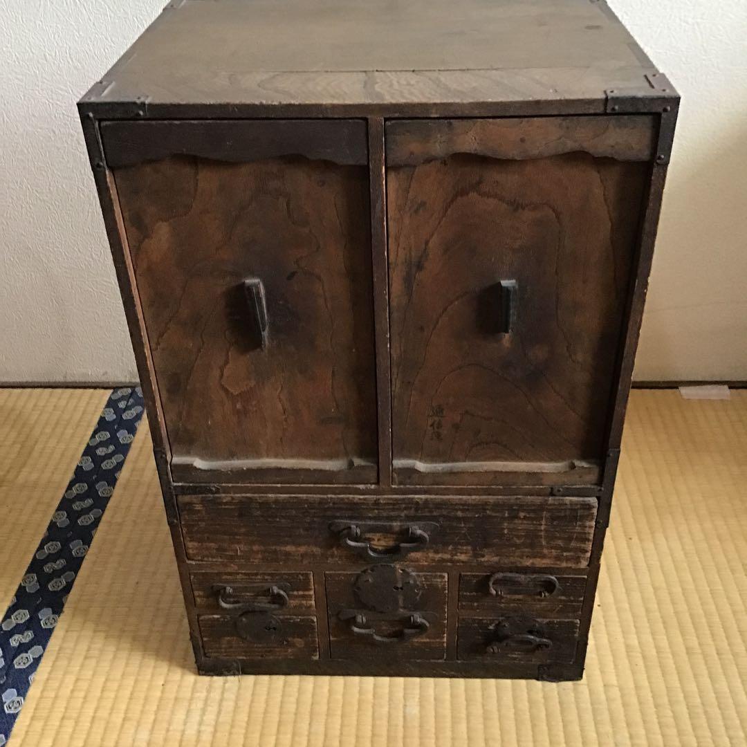 明治時代　時代箪笥 小箪笥 時代家具 レトロ家具