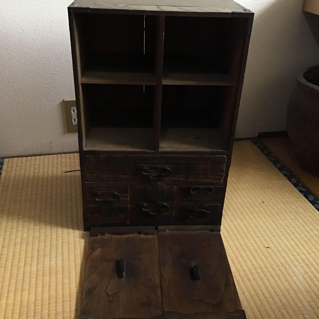 明治時代　時代箪笥 小箪笥 時代家具 レトロ家具