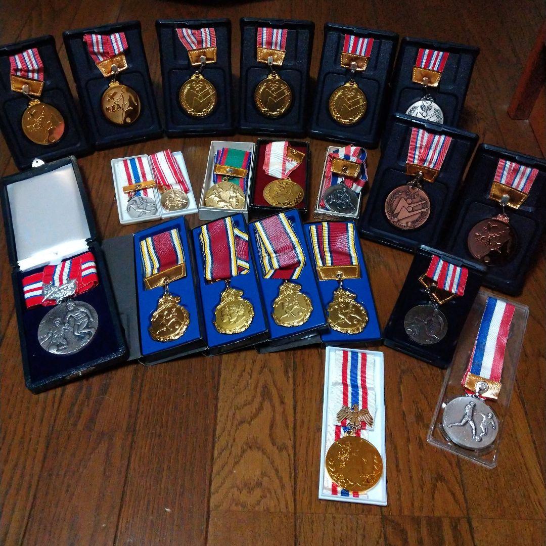 飾って自慢！メダルセット！サッカー大会　金メダル