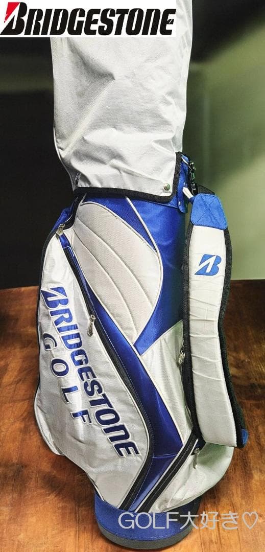 送料無料/美品BRIDGESTONE GOLF -ブリヂストンゴルフWHITE