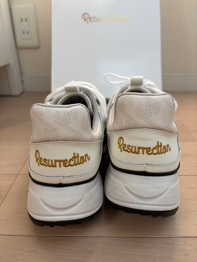 レザレクション シューズ スラッシュ モノホワイト 新作 26cm