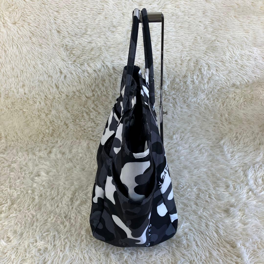 希少 完全完売品 パーリーゲイツ ブラックカモ　ロッカーバッグ 迷彩 大容量