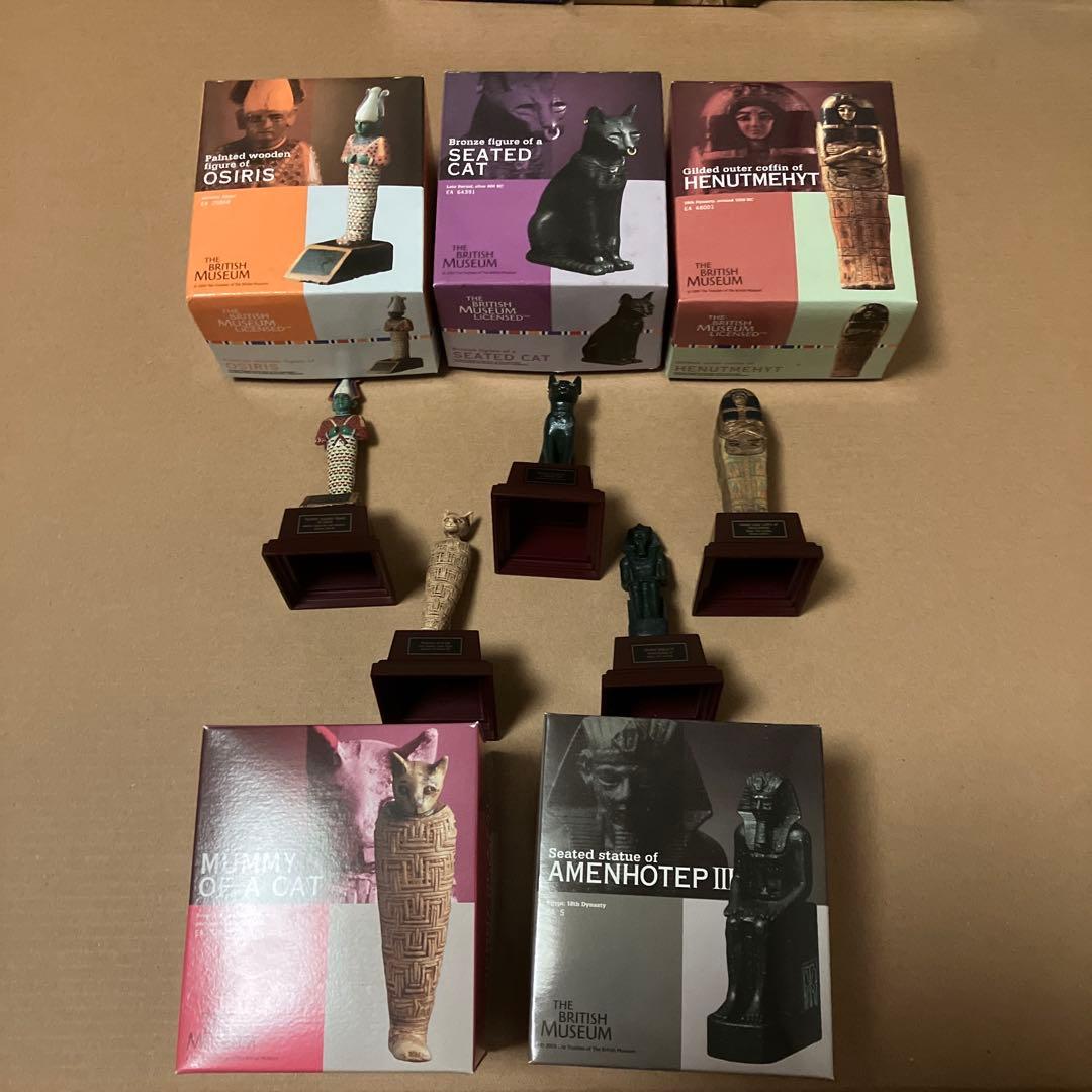 海洋堂　大英博物館　至宝展　古代エジプトの遺産　ミニチュア　全15種類