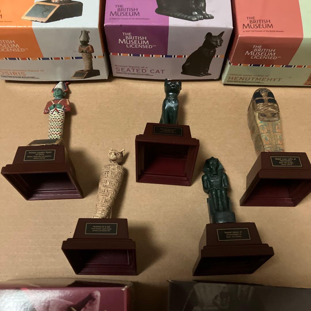 海洋堂　大英博物館　至宝展　古代エジプトの遺産　ミニチュア　全15種類