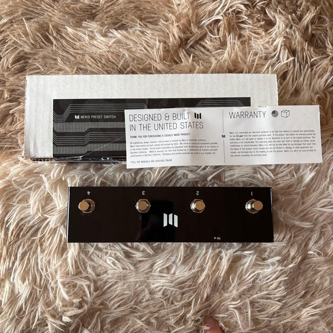 ギター Meris preset switch