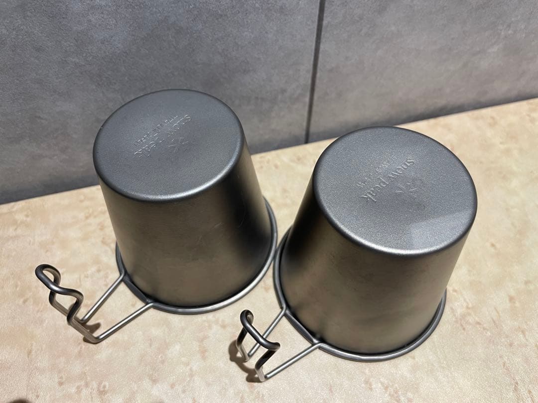 スノーピーク　チタンシングルマグ　No.2 mg-002 2個セット