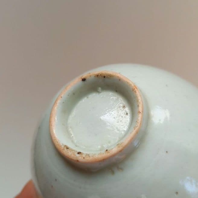 李朝　白磁　盃　猪口　古玩　骨董　アンティーク　古道具