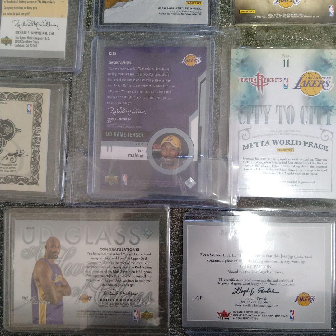 NBA00sレイカーズカード（ジャージ、サイン） 23枚セット