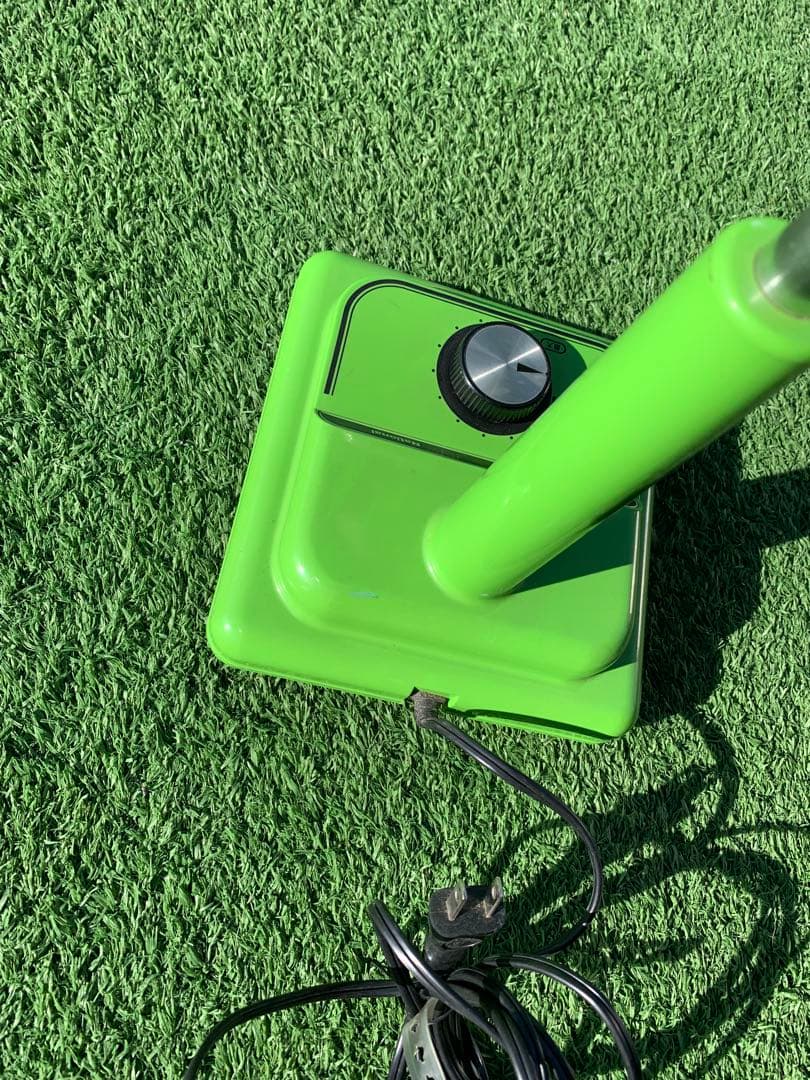 ナショナル　昭和レトロ　当時物　電気スタンド　デスクライト　グリーン　調光付