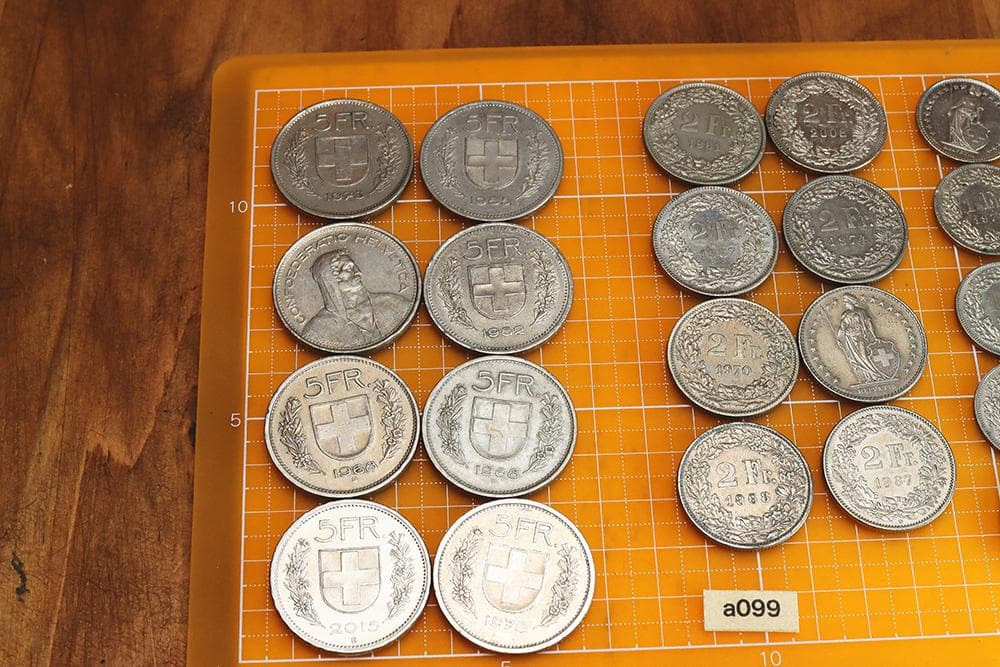 a099 スイス  硬貨　貨幣 99スイスフラン　コレクション