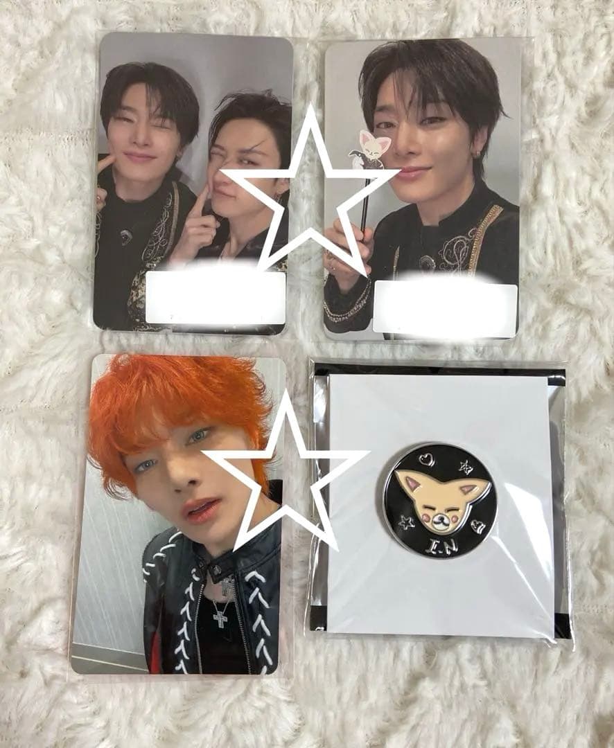 スキズ Stray Kids アイエン シーグリ特典 会場限定トレカ バッチ