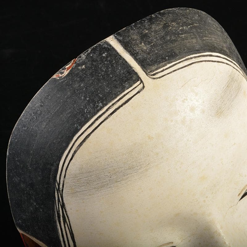 能面　能楽　雅楽　木彫　小面　在銘　C　R6871