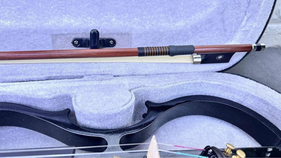 【超得大セール】Ennbom エレキヴァイオリン エボニー サイレントバイオリン