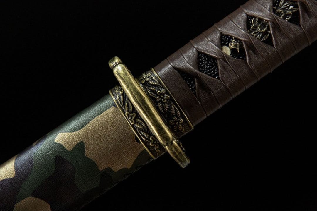 98式軍刀迷彩版 日本刀 模造刀 居合刀 武士道 武蔵 鑑賞用 手鍛造打