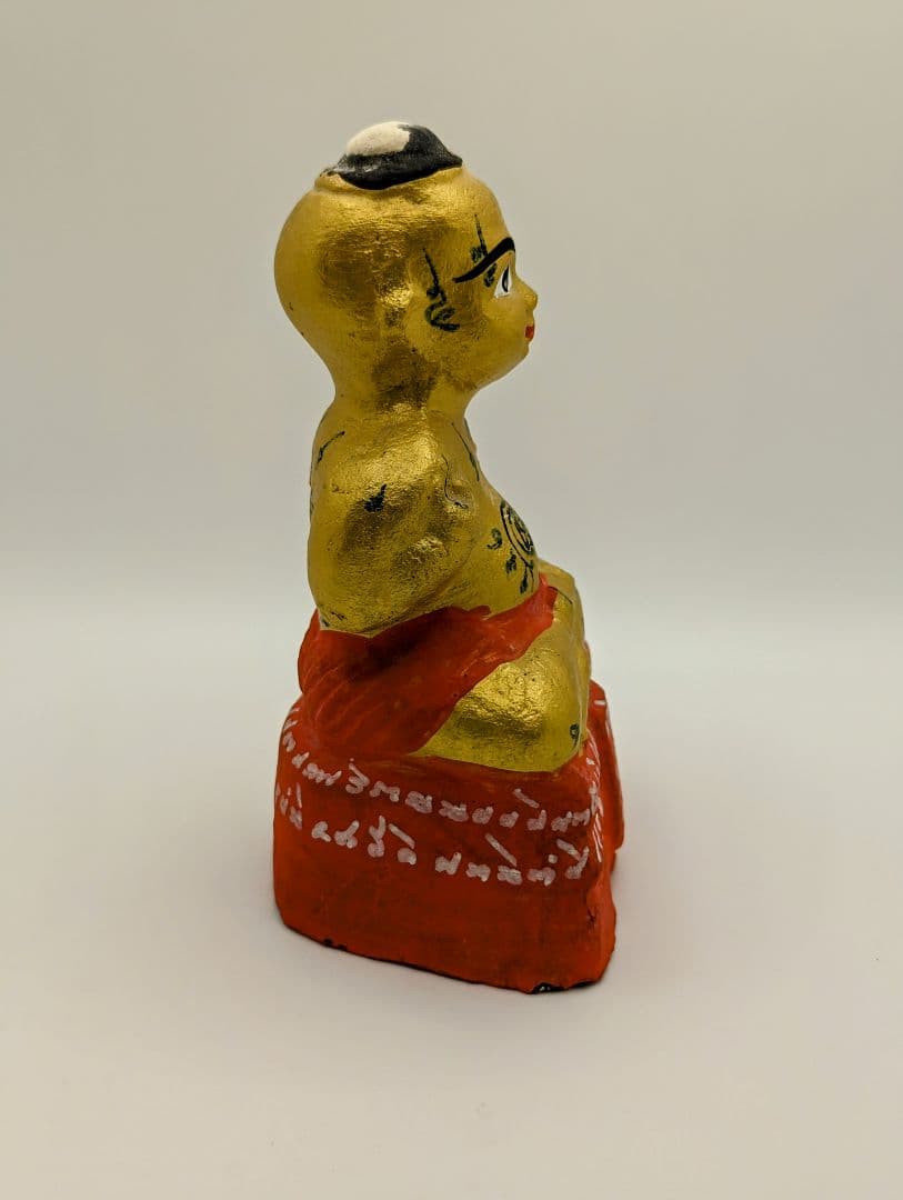 タイお守り　クマントーン　タイ　ナコンパトム県　ワットサームガーム