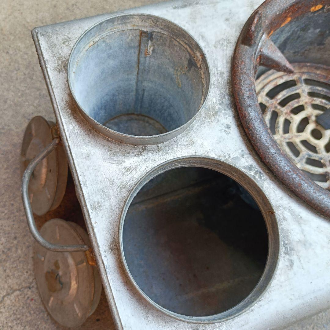 【当時物 貴重】 特許 キネンコンロ 持ち手付 状態良 酒燗器