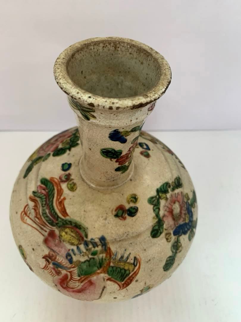 中国美術　明時代　花入　送料込み