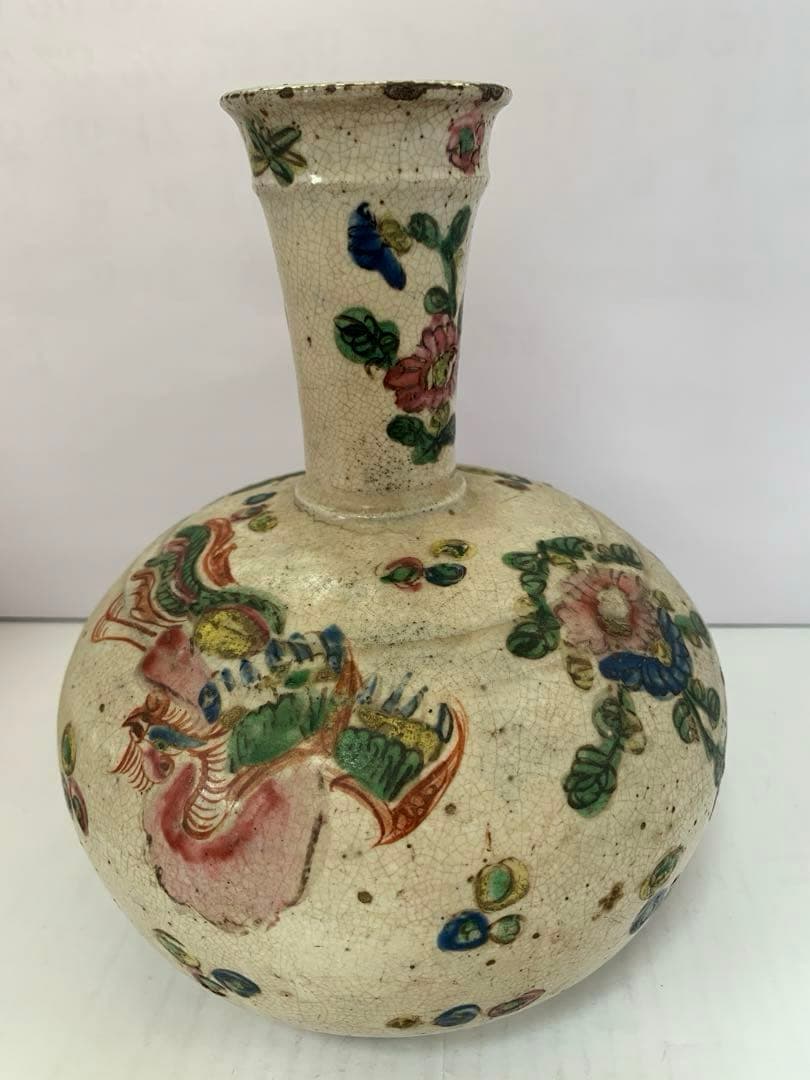 中国美術　明時代　花入　送料込み