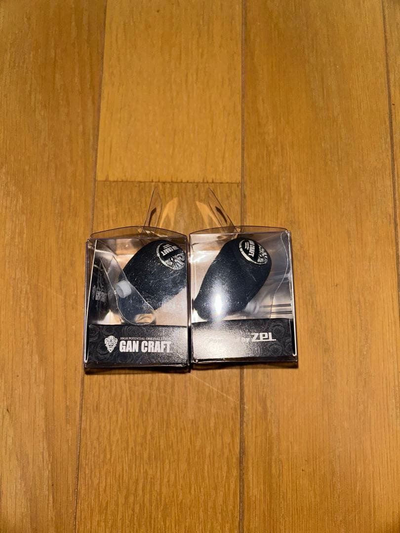 ガンクラフト ZPIハンドルノブ2個セット ガンメタ新品未使用