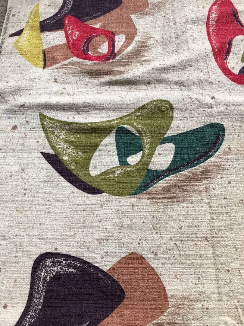 50s ヴィンテージプリント生地 超希少‼️