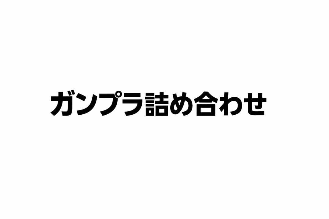 ガンプラ詰め合わせ 12体と武器パーツ