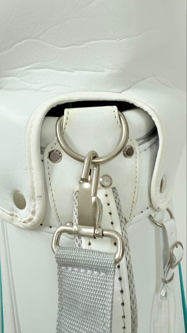 TaylorMade キャディバッグ ホワイト/ターコイズ