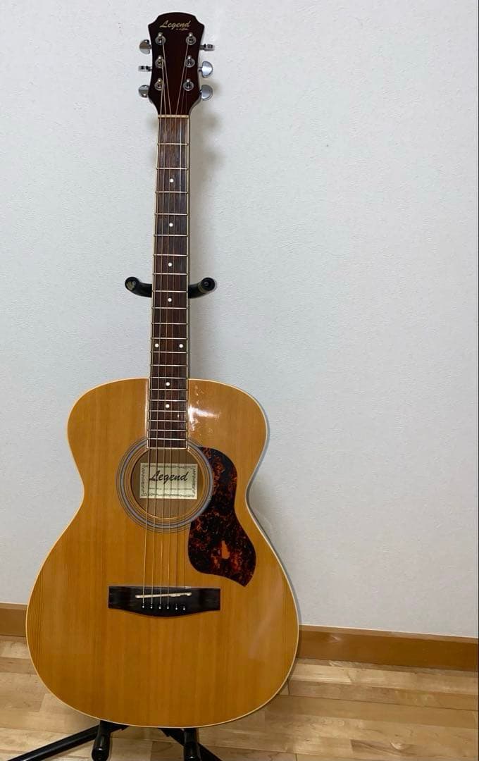 値下げ、美品❣️初心者様、女子にLegend アコギ、クリーニング済み、ケース付