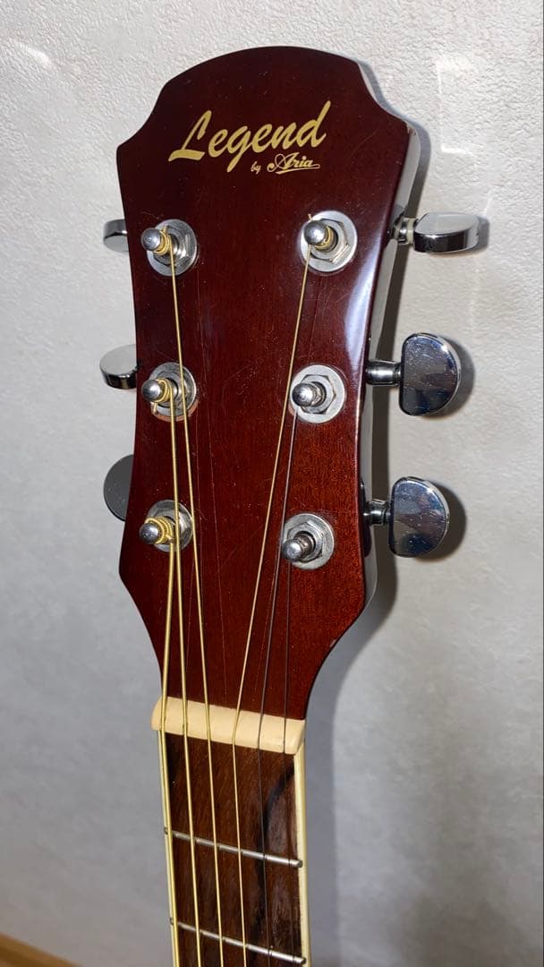 値下げ、美品❣️初心者様、女子にLegend アコギ、クリーニング済み、ケース付