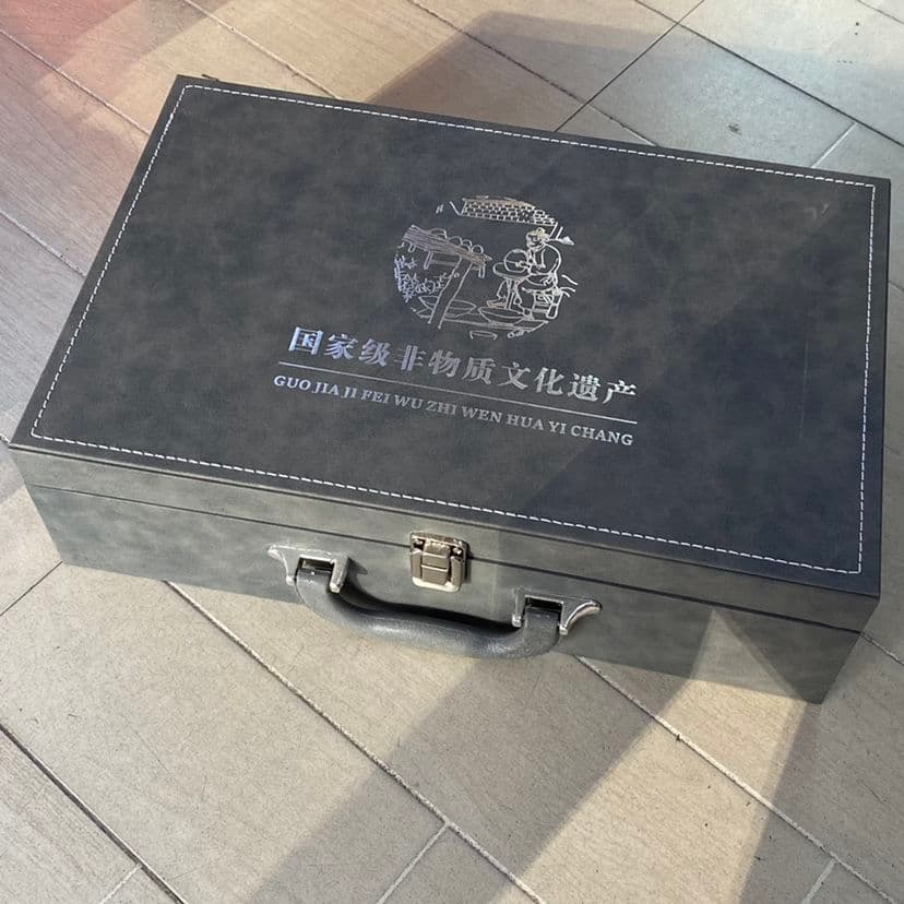 中国茶器 浮彫り龍紋功夫茶器セット 新品未使用